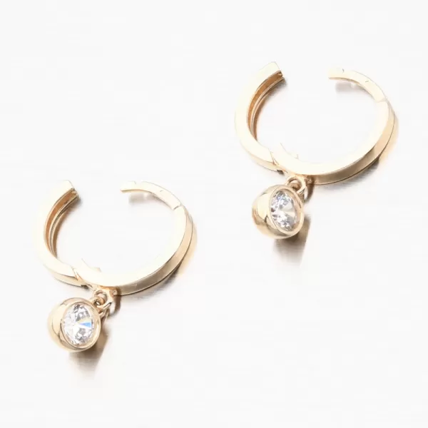 Zlaté kroužky se zirkonem 12-699