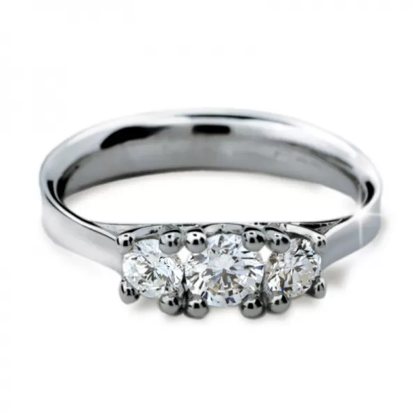 Dámský prsten s diamanty DF1924