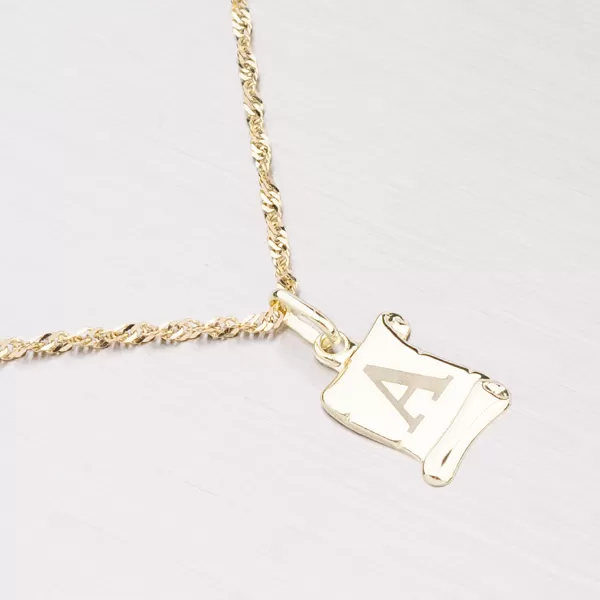 Zlatý přívěsek - písmenko A 43-2064A