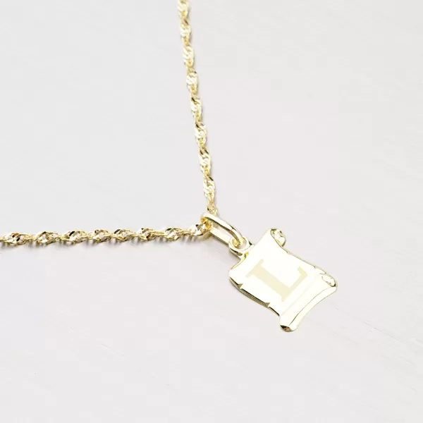 Zlatý přívěsek - písmenko L 43-2064L