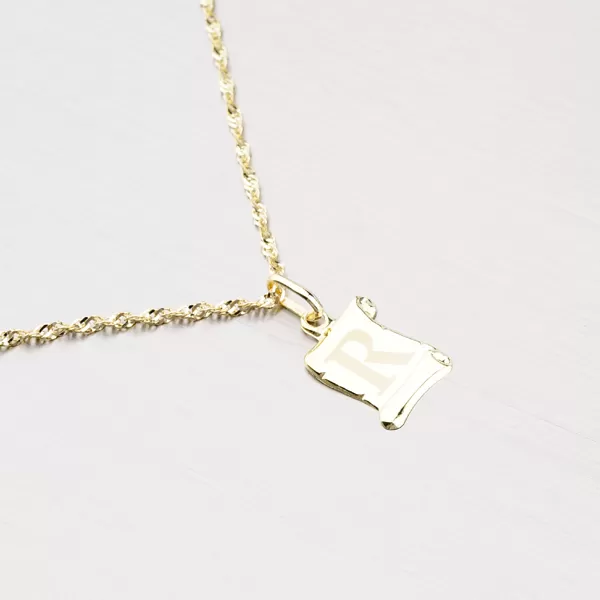 Zlatý přívěsek - písmenko R 43-2064R