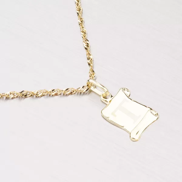 Zlatý přívěsek - písmenko T 43-2064T