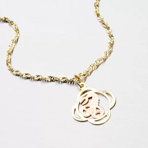 Zlatý přívěsek - Štír 43-2080-10