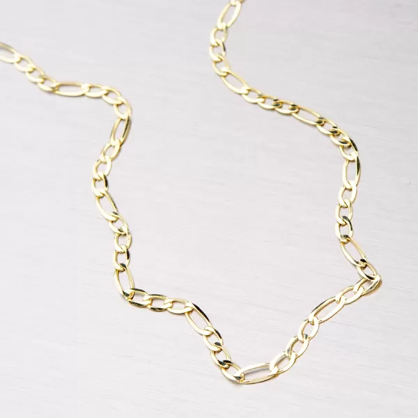 Zlatý řetízek - Figaro 3+1 45-1007