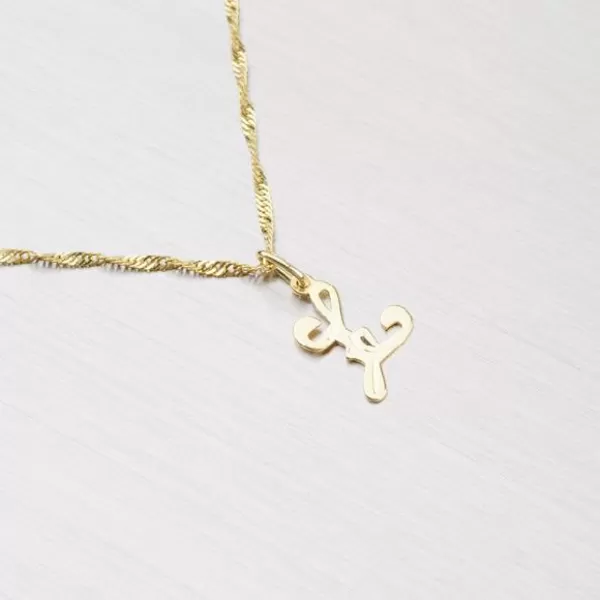 Zlatý přívěsek - písmenko L 2-4002-L