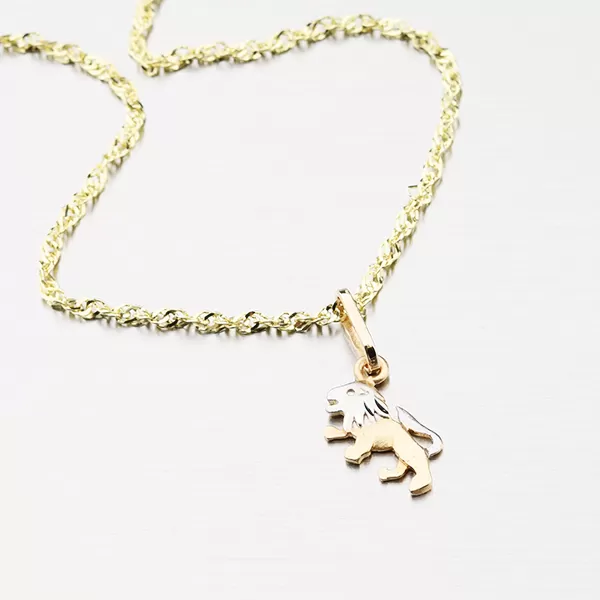 Zlatý přívěsek - Lev 43-2071-07