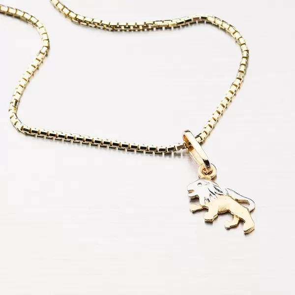 Zlatý přívěsek - Lev 43-2071-07