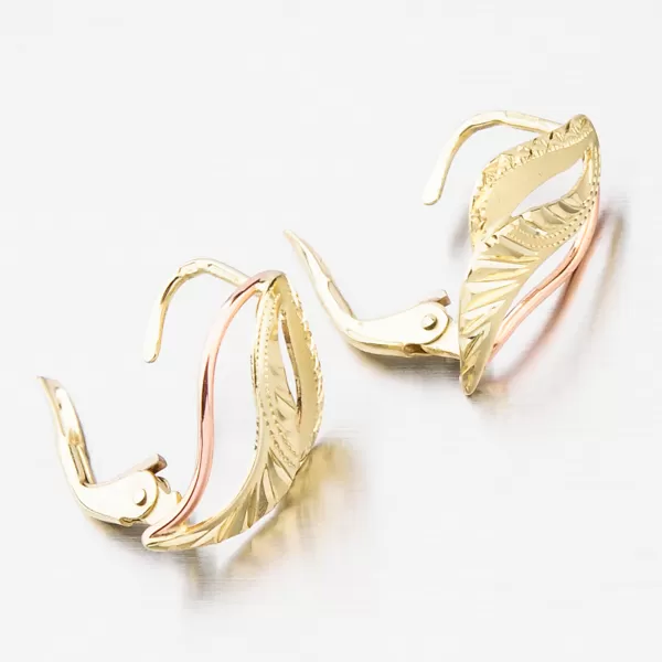 Náušnice klasik gravírované 52NK-035