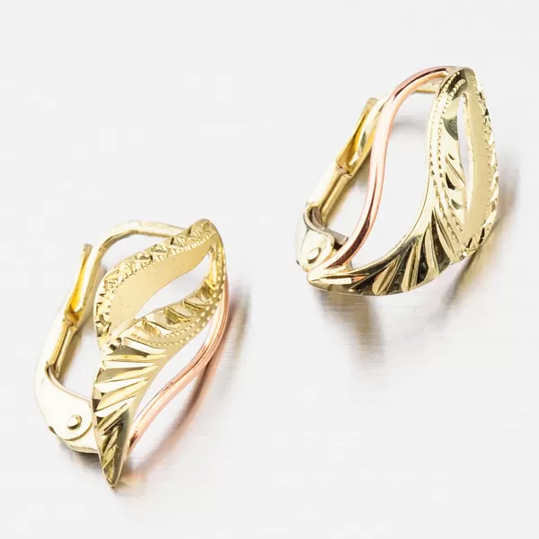 Náušnice klasik gravírované 52NK-035