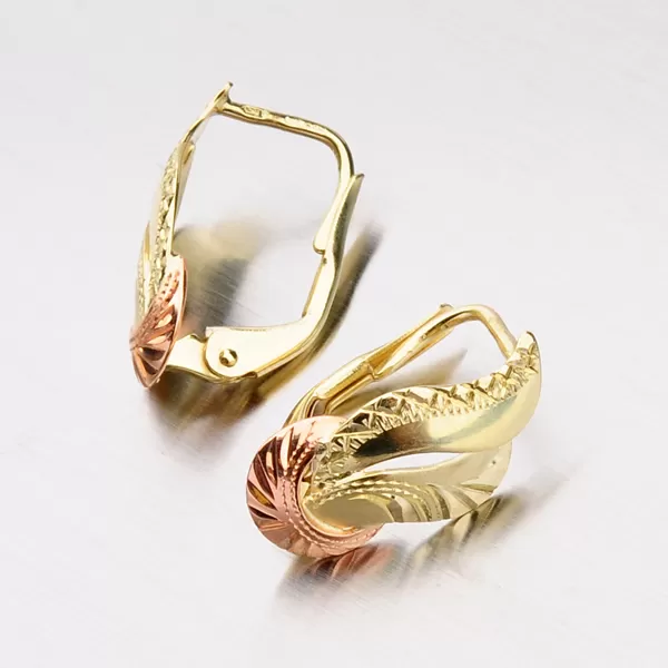 Zlaté náušnice klasik 52NK-177