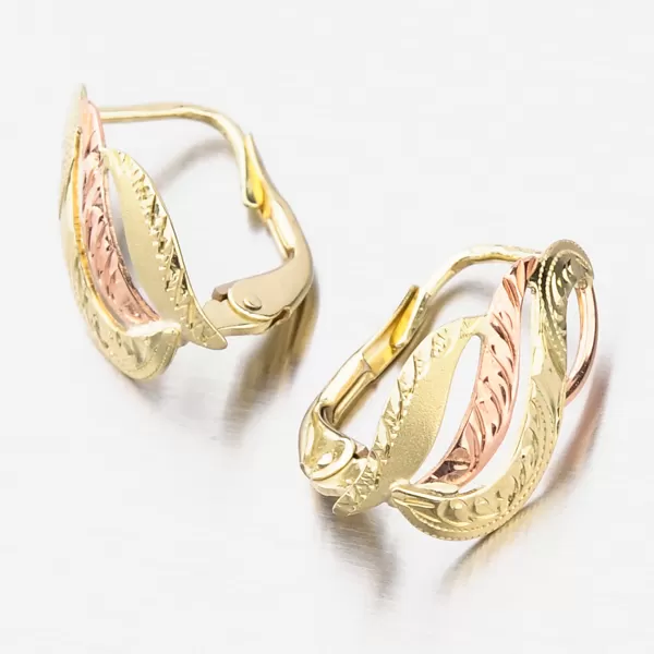 Gravírované náušnice klasik 52NK-077