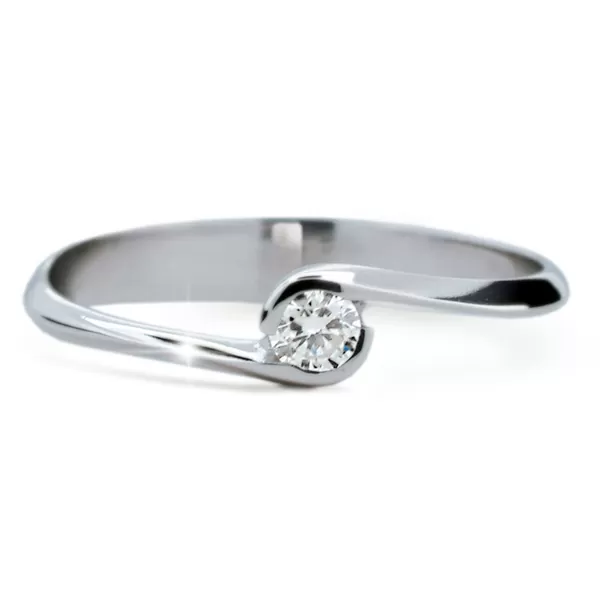 Zásnubní prsten s diamantem ZP1914D