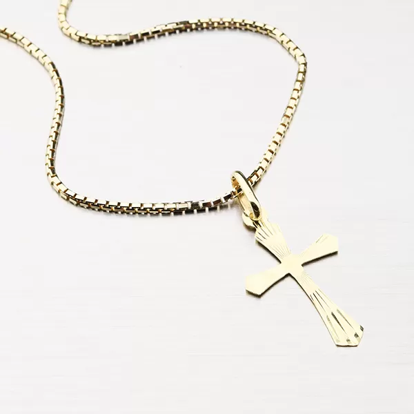 Křížek ze žlutého zlata 132-2032