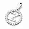 Přívěsek stříbro 925 zirkon písmeno se - MPN5192-Z