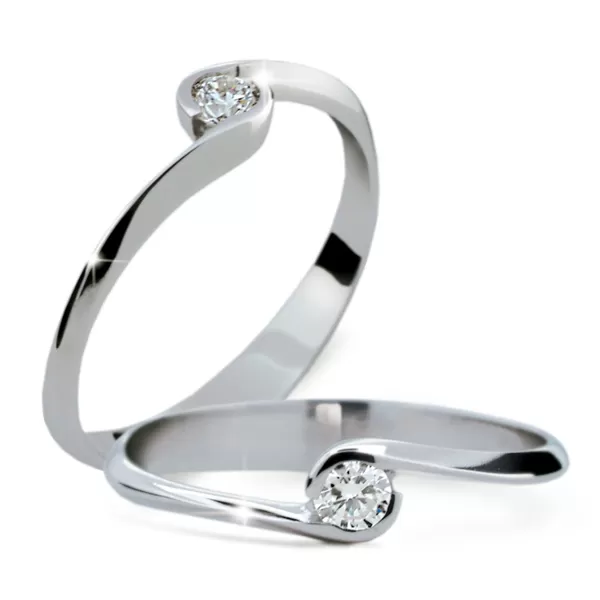 Zásnubní prsten se zirkonem ZP1914