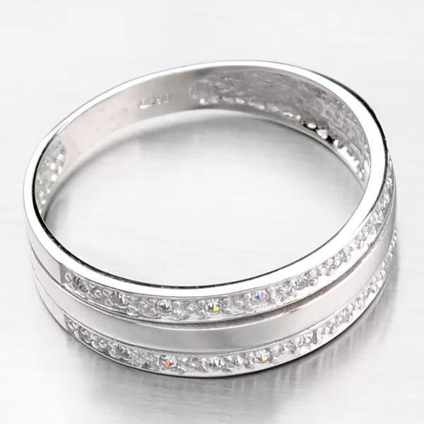 Zlatý prsten se zirkony DZ1773-B