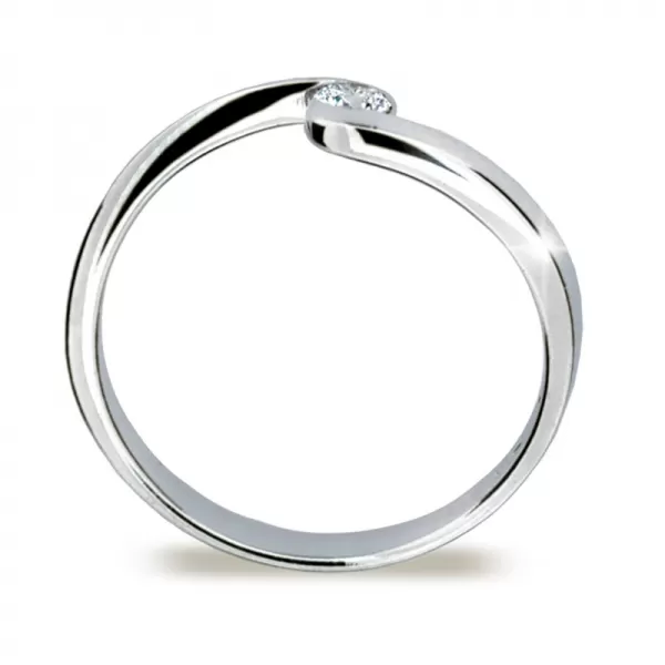 Dámský prsten s diamantem DF1934