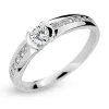 Dámský prsten bílé zlato 585/000 přírodní diamant 0.332 ct G/SI DF2106