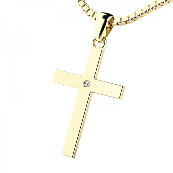 Zlatý kříž 10947-ZL-ZIR