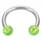 Piercing podkova z oceli GBDP024