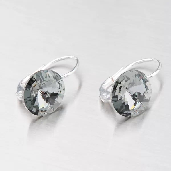 Přívěsek s černým krystalem 10 mm D119ČN-JK