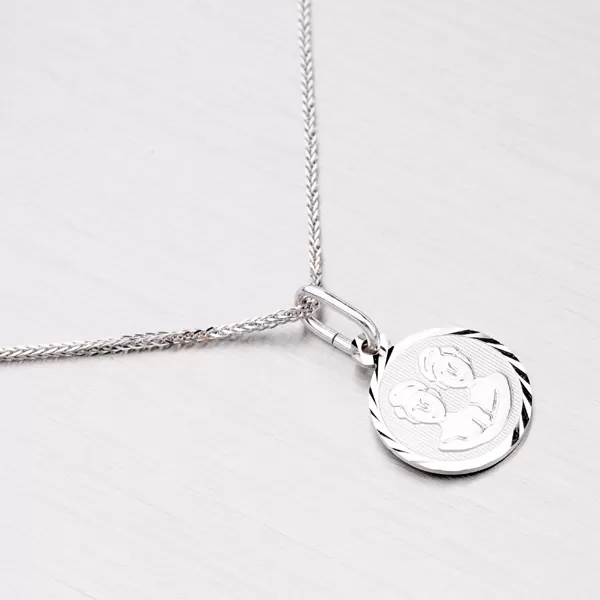 Stříbrný přívěsek - Blíženci M5000-05