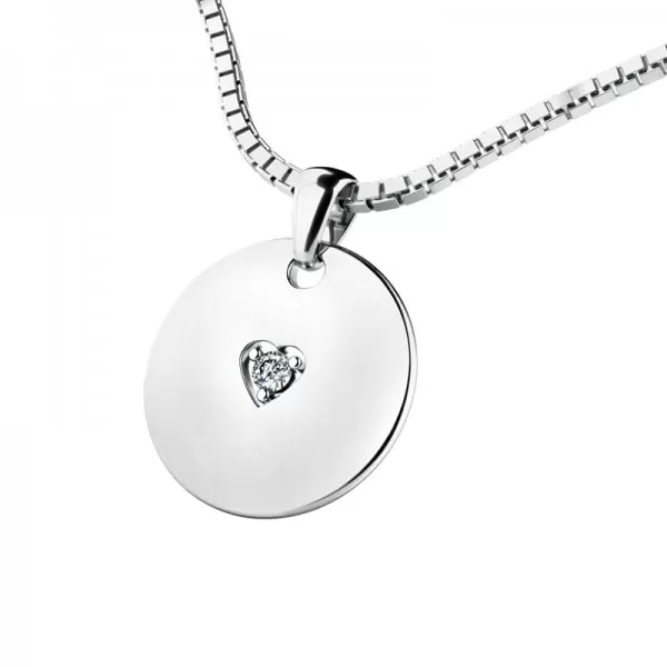 Zlatý kulatý medailonek 10949-B-ZIR