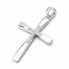Přívěsek stříbro 925 kříž se zirkony PKL-3156