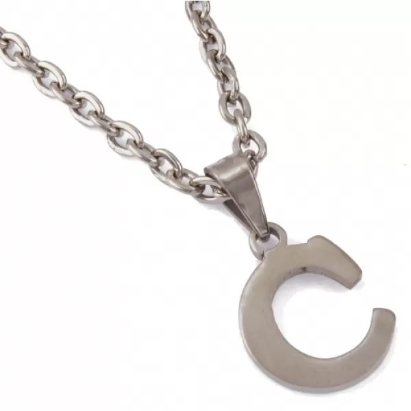 Ocelový přívěsek - písmenko C 63132