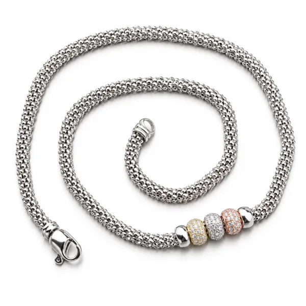 Dámský náhrdelník stříbro 925 zirkon N1603060-2196-SLX