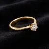 Zásnubní prsten žluté zlato 585/1000 zirkon ZP-10819-ZL-ZIR