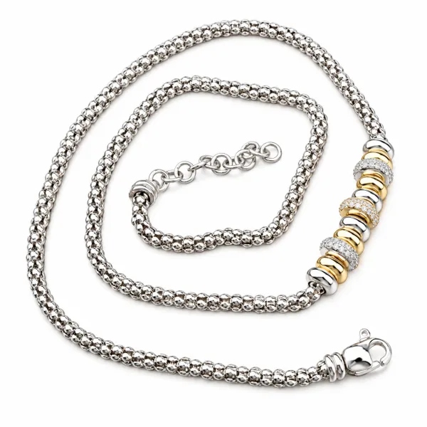 Dámský náhrdelník stříbro 925 zirkony N1900565-2196-SLX