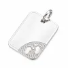 Přívěsek stříbro 925 destička CGIO-10608-TPZG
