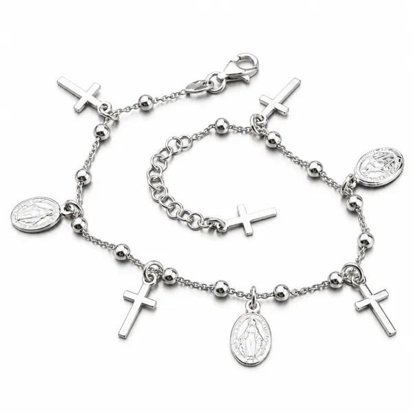 Dámský náramek stříbro 925 přívěsky B1703773-1132-SLX