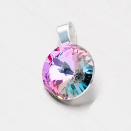 Dámský přívěsek stříbro 925 krystaly 12 mm D113FR-JK