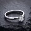 Zásnubní prsten bílé zlato 585/1000 přírodní diamant 0.155 ct G/SI ZP-10819D