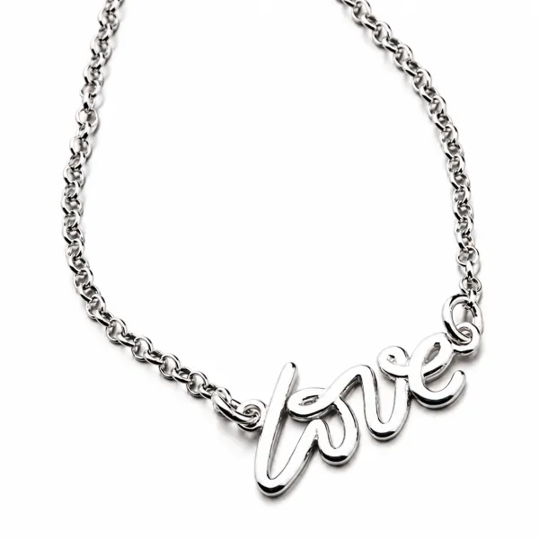 Dámský náramek stříbro 925 nápisem love B1403074-0019-SLX