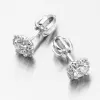 Náušnice z bílého zlata pecky se zirkony DZF5541-B-ZIR