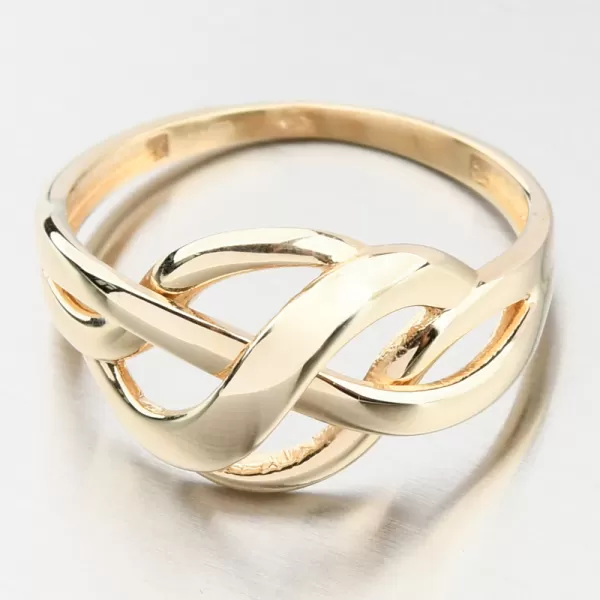 Dámský prsten žluté zlato 585 11R-364