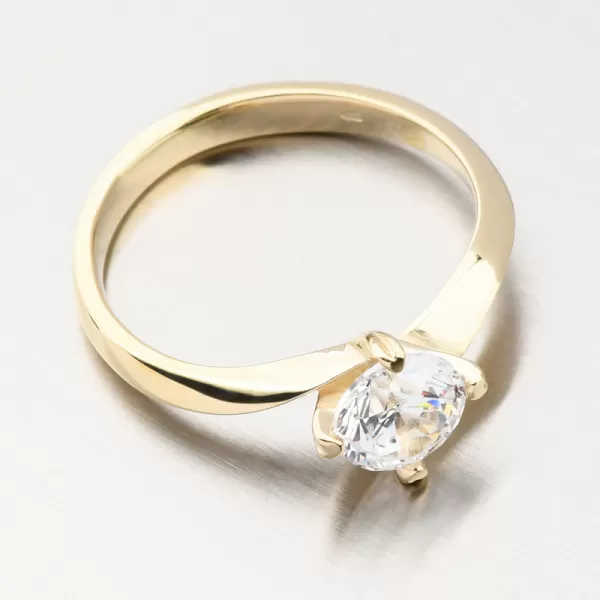 Zlatý dámský prsten DZF 4700-ZL-ZIR