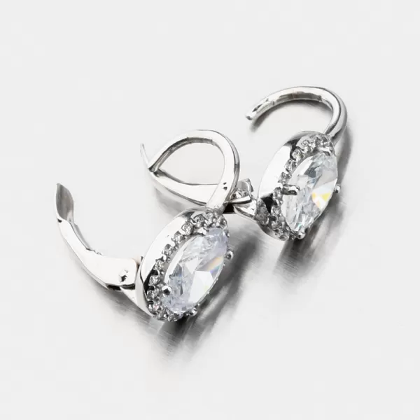 Zlaté náušnice se zirkony 148P-122186