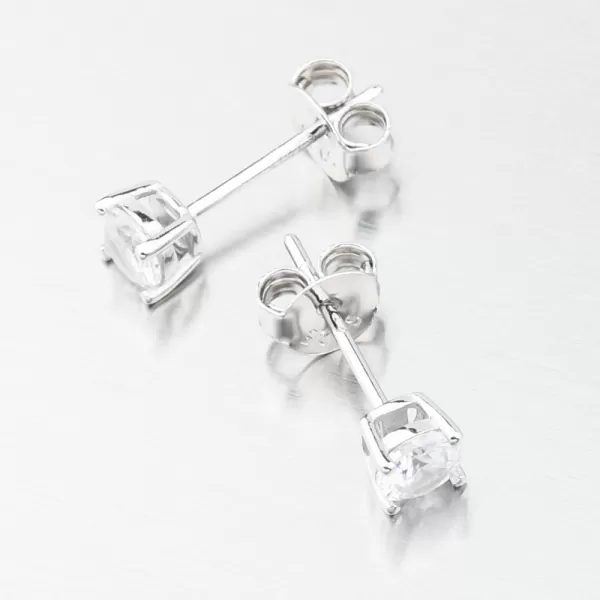 Stříbrné náušnice pecky se zirkonem UPST-121671