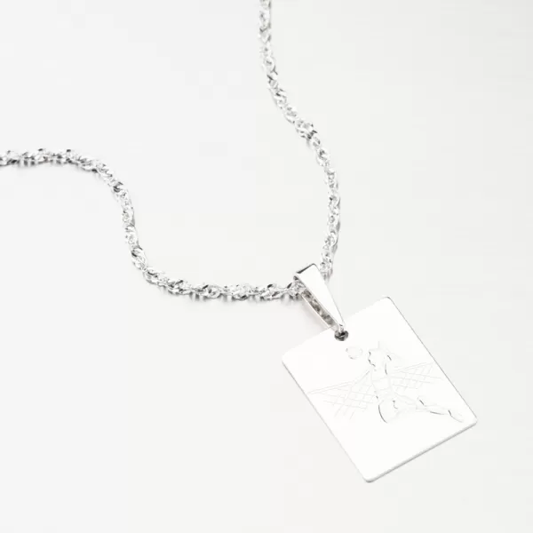 Stříbrný přívěsek volejbal PAMŠ-130776-Ag