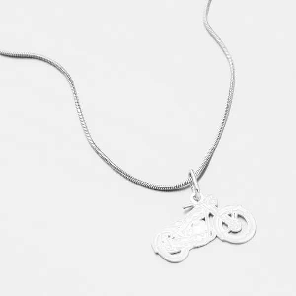 Stříbrný přívěsek motorka PAMŠ-132229-Ag