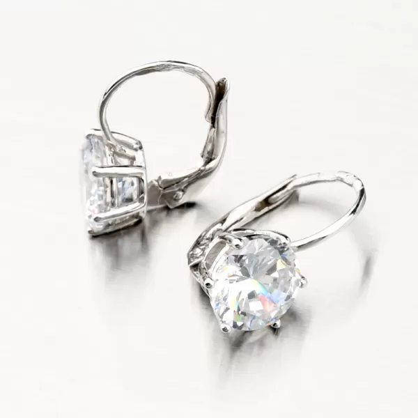 Zlaté náušnice se zirkonem 668P-120627