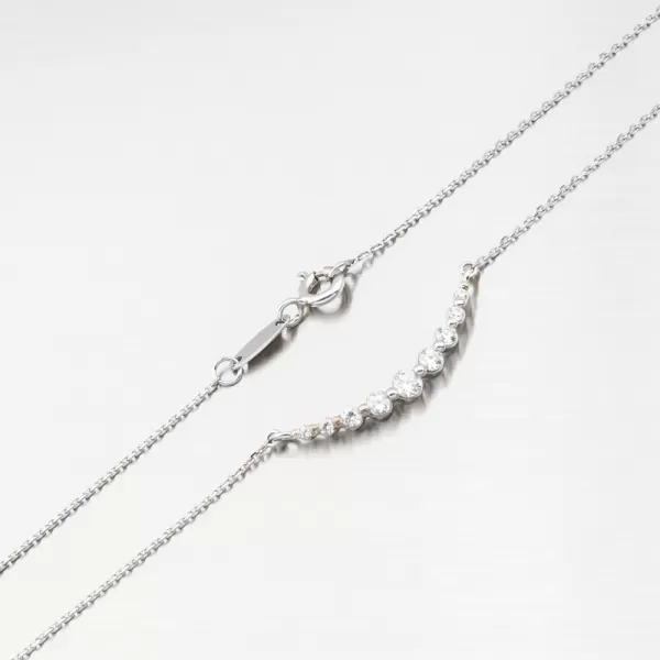 Náhrdelník se zirkony DZF4157-B-ZIR