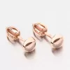 Náušnice z růžového zlata pecky DZ5006CV