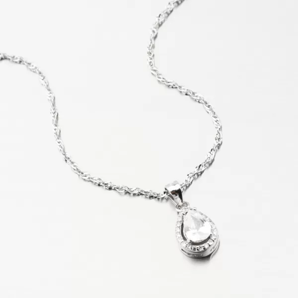 Stříbrný přívěsek se zirkony PKL-3135