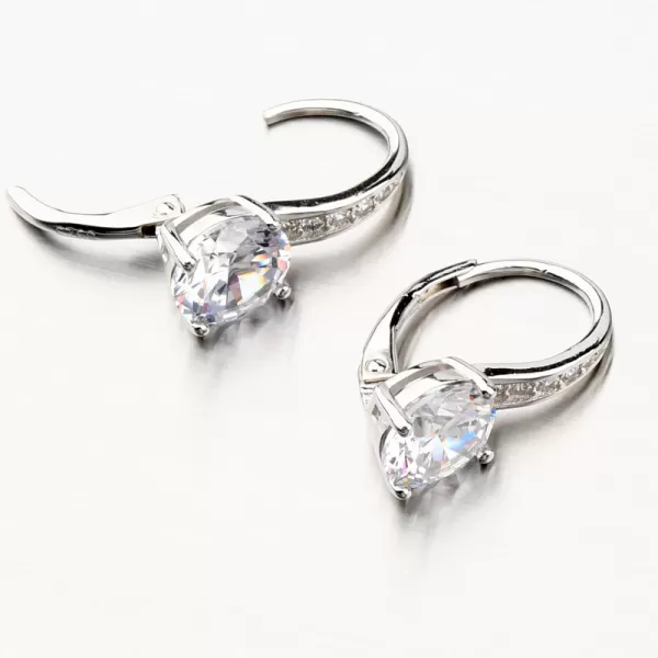 Stříbrné náušnice se zirkony PKL-2146