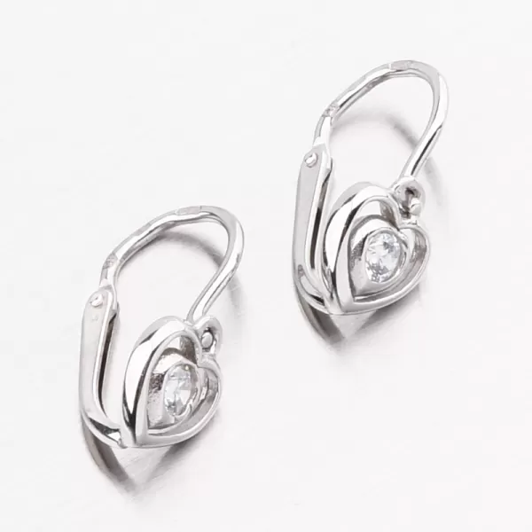 Zlaté náušnice se zirkony 52DN-2752BB